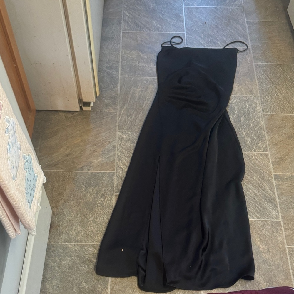 Zara Black Strapless Dress